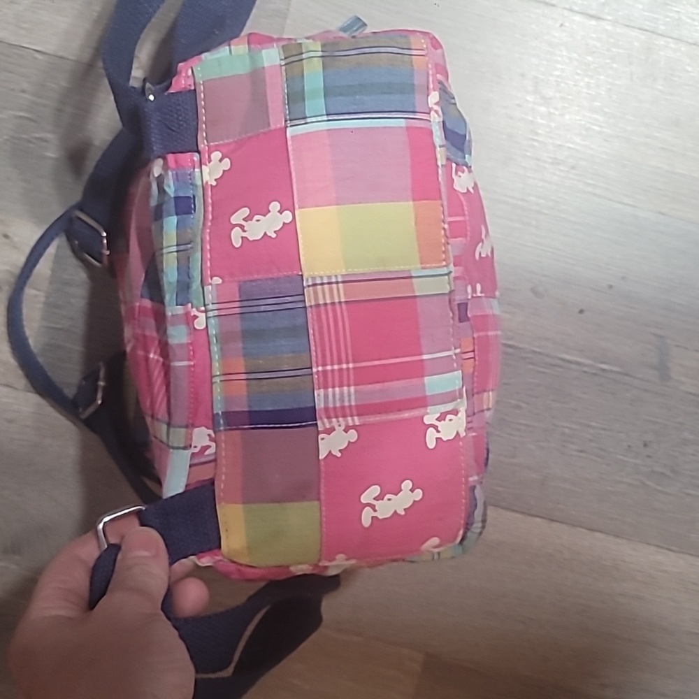 Disney Store Madras Patchwork Mickey Mouse Backpa… - image 4